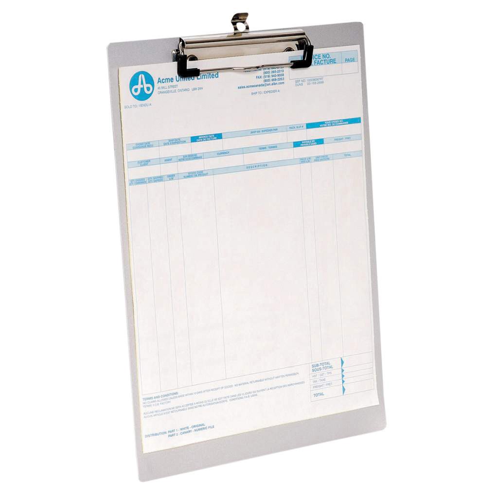 Westcott A4 Aluminium Clipboard with Hook