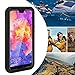 Mishcdea Huawei P20 Waterproof Case Shockproof Snow-Proof Dirt-Proof Full Body Phone Protector Cover for Huawei P20 (2018) (Black)