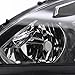 Spec-D Tuning 2LH-ACD03JM-RS Honda Accord Lx Ex Jdm Black Head Lights Lamps Pair