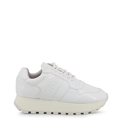 BIKKEMBERGS Scarpe Basse Sneakers Donna Bianco (Fend-ER_2087-PATENT)