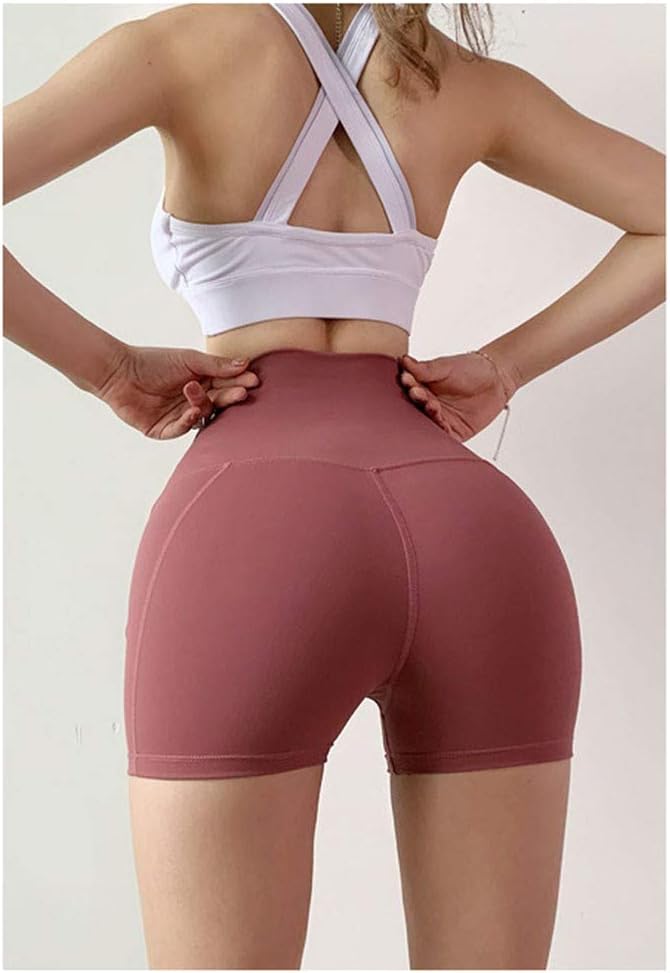 hot women in yoga shorts