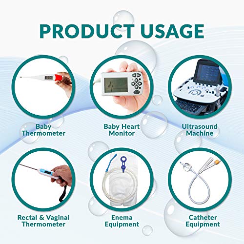 Medpride Lubricating Jelly Tube 4fl Oz, 4 Pack Water Soluble, Sterile