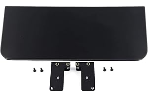 DELSBBQ BAC442 Folding Front Shelf for Traeger Pellet Grills, Pro 780/Ironwood 885 Cover, Black