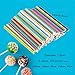 Jatidne 100 Pieces Cake Pop Sticks Lollipop Sticks with Lollipop Bags Ties and Cupcake Wrappers for Lollipop Making Party Favours