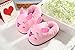 Outgeek Cute Plush Slippers Winter Thick House Slippers Fuzzy Animal Slippers