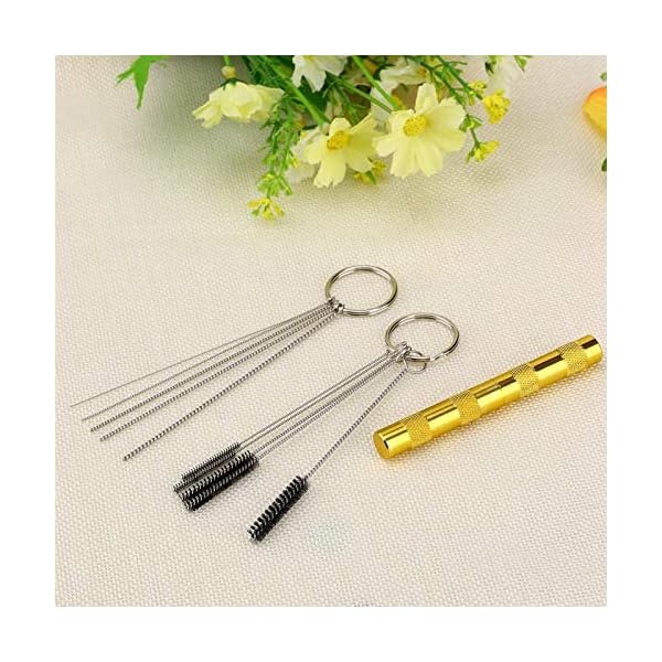 Airbrush Reiniger, Airbrush Cleaner Set, Vallejo Airbrush Cleaner, Airbrush Spritzpistole Reinigungswerkzeug Edelstahl Nadel & BÃ¼rstenset Arche – Bild 5