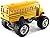 12 pcs in Box: 5" Die Cast Monster Wheel School Bus, Pull Back Action (Yellow)
