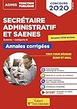 Secrétaire administratif et SAENES concours 2020 (Admis fonction pub entraine) by 