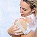 Janrely Dry/Wet Bath Body Brush, Natural Boar's Bristle Massage for Better Exfoliation