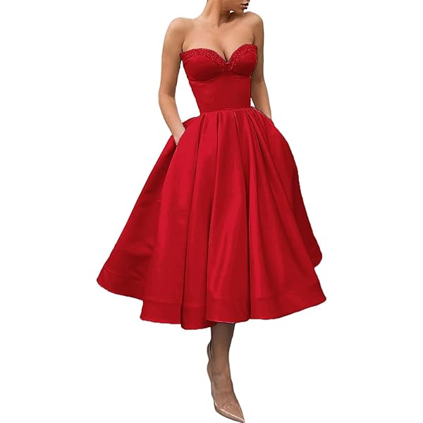 red formal dresses for cheap Chic Red One Shoulder Sleevesless Side Split Sequins Formal Dresses –  Dbrbridal main image 0