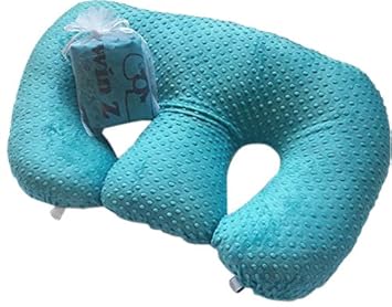 Amazon Com Twin Z Pillow 1 Teal Cover Free Travel Bag Baby