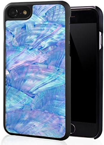 Onlux iPhone 7 Case 100% Natural Seashell Phone Cover for iPhone 7 (Blue)