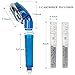 Geekpure 4 Stage Universal Handheld Showerhead Shower Filter -Remove Hardness and Chlorine Add Vitamin C Dry Skin NO Longer Itchy-2 Filters Included-BPA free (Blue)