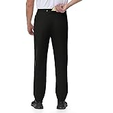 TBMPOY Men's Hiking Pants Lightweight Quick Dry Athletic Pants Stretch Casual Water Resistant Travel Pants 3 Zipper Pockets