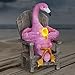 Exhart Garden Sculpture, Solar Pink Flamingo Garden Statue with Lounge Chair, LED Cocktail, Outdoor Garden Decoration, 8 x 12 Inch