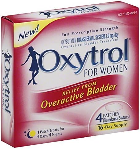OxytrolÃƒÂƒÃ‚Â‚ÃƒÂ‚Ã‚Â® For Women ( 4 Patches = 16-Day Supply) by Oxytrol for Women