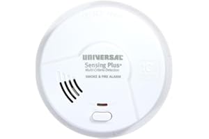 USI ELECTRIC USI AMI3051SB Sensing Plus Smoke & Fire Alarm with 10 Yr Sealed Battery, 8th Edition