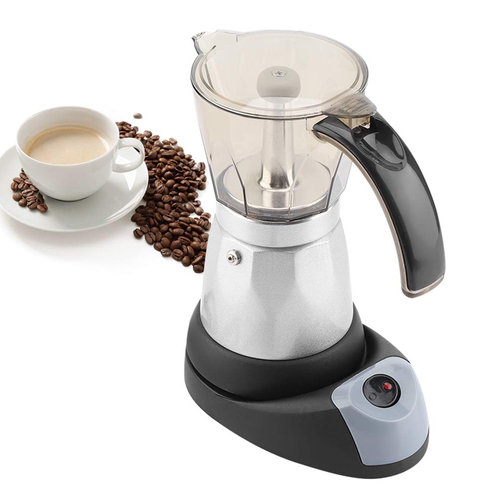6 Tazas Cocina eléctrica Desmontable para el hogar Espresso Moka