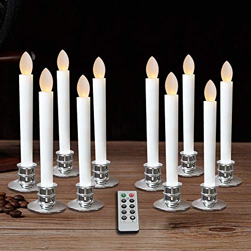 CelebrationLight Window Candles with Remote and Timers Battery