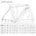 ICAN Full Carbon Cyclocross Frame with Carbon Fork Disc Brake BSA Quick Release Front 100x9mm Rear 135x9mm 53cm