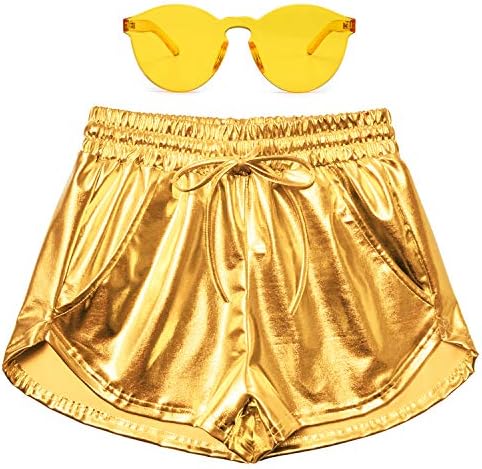 Sparkly Hot Outfit Shiny Short Pants 