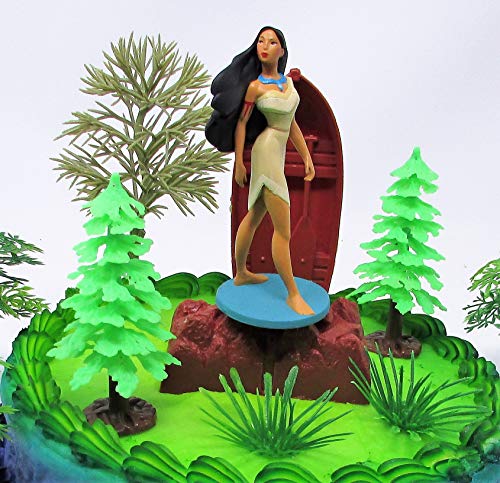 Pocahontas Themed Princess Pocahontas Birthday Cake Topper Set