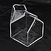 Youbedo 1 Half Pint Blown Glass Mini Milk Creamer Carton Container Glass Mini Milk Collect Bottle