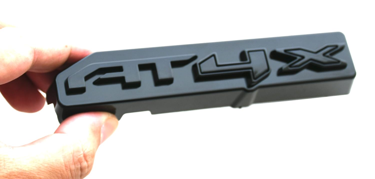 Photo 1 of 1pc AT4X Grille Emblem 3D Badge Compatible with 2024-2025 GMC Sierra 2500HD 3500HD AT4 X (Glossy Black)