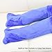 Catalonia Wearable Fleece Blanket with Sleeves and Foot Pockets for Adult Women Men, Micro Plush Comfy Wrap Sleeved Throw Blanket Robe Large, Blue