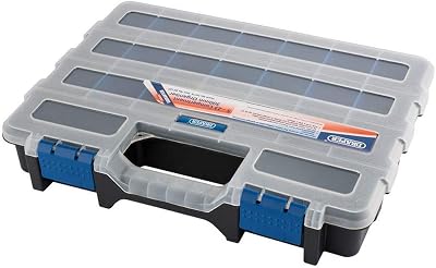 Draper 14716 12-Inch Blue Multi Compartment Organiser for Screws Nails