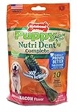 Nutri Dent Puppy Bacon Flavor  10 ct Pouch