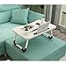 Foldable Bed Tray Lap Desk, Portable Lap Desk with Phone Slots Notebook Table Dorm Desk, Small Desk Folding Small Dormitory Table, Perfect for Watching Movie on Bed Or As Personal Dinning Tablethumb 2