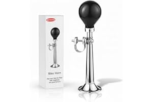 WHTCHSU Bike Horn for Adults Classic Horn Metal Squeeze Clown Horn, Fits All Bicycle Handle Bar, Loud Sounds