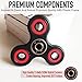 Merktor Tri-Spinner Fidget Toy With Premium Hybrid Ceramic Bearing - durable High Performance Bearing for Killing Time (black)