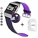 Jobese Compatible with Fitbit Ionic Bands, Breathable Silicone Sports Bands with Crystal Protective Case Compatible with Fitbit Ionic Smart Watch Soft Accessories Wristbands Men Women