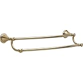 DELTA FAUCET 79725-CZ Cassidy Wall Mounted 24 in. Double Towel Bar in Champagne Bronze