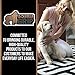 GORILLA GRIP Felt and Natural Rubber Stay in Place Slip Resistant Rug Pad, 1/4in Thick, 2x3 FT Protective Padding Under Area Rugs, Cushioned Gripper Pads, Carpet Runners, Hardwood Floors Protection
