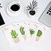 GTHER Cactus Notepad, Cactus Sticky Note Self Stick Self-Adhesive Cute Notes Notepads Posted Writing Pads Stickers Paper (4 Pads, Cactus)