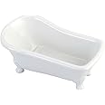 Kingston Brass BATUBW 7-Inch Length Ceramic Tub Miniature with Feet, White