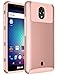BLU R1 HD Case,ANLI(TM) [Shock Absorption] Drop Protection Hybrid Dual Layer Armor Protective Case Cover for BLU R1 HD (2016 Released) Rose Gold