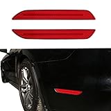 V8 GOD Rear Side Marker Lamps with Red LED Lights for 2015-2018 Ford Mustang