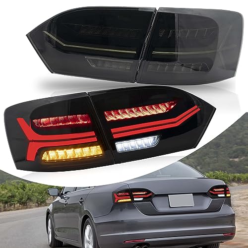 Vland Carlamp Tail Lights Assembly Compatible With Volkswagen Vw Jetta 