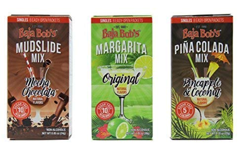 Baja Bob's Original Margarita Mix Singles (Contains 8 Single-Serve Packets) - Easy to Make a Cocktail in 60 Seconds, Sugar Free, Keto Friendly, Low Calorie, Low Carb Skinny Cocktail Mixer - Thumbnail 4