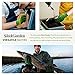 Bamboo Gardening Gloves - Ultra Grip, Nitrile Protective Coating Against Cuts Barehand Work Glove for Gardening, Fishing, Clamming, Restoration Work Thin Safety (Large)