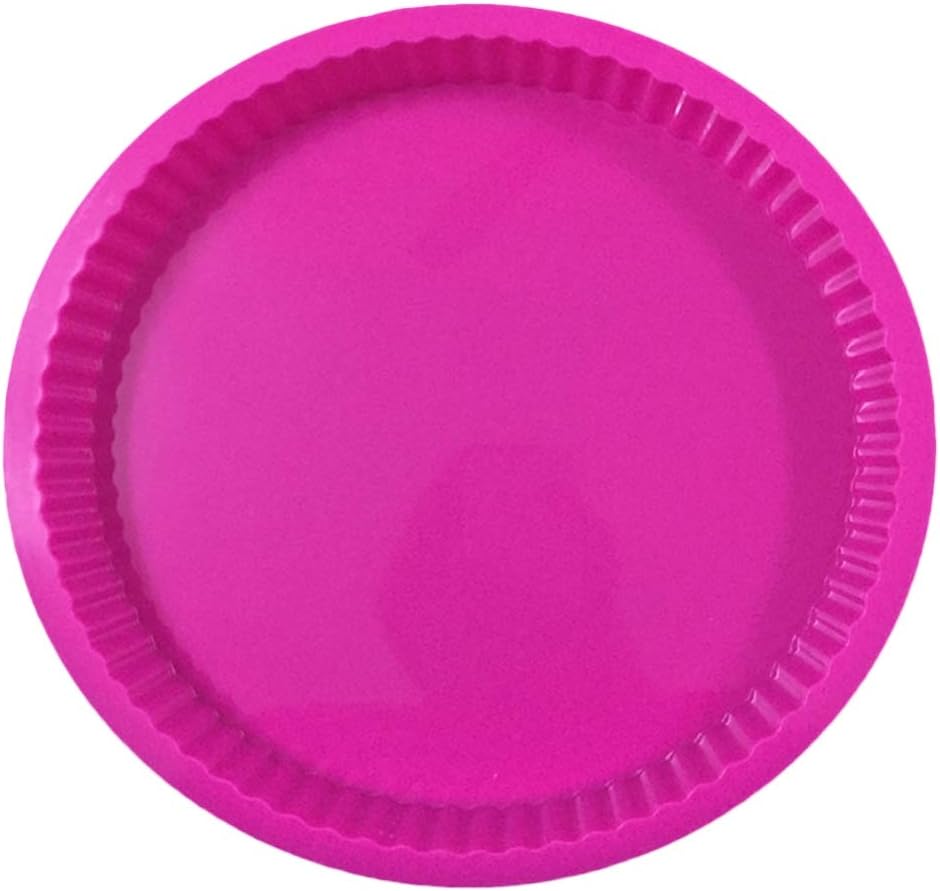Download Random Color Yardwe Round Cake Pizza Pan Silicone Pancake Pie Baking Mold DIY Cake Shaper ...