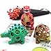 Toner Depot 3 Pack Dinosaur Stress Relief Toys for Kids and Adults, Mesh Dinosaur Squeeze Ball - Sensory, Stress,Fidget - Squishy Toy Mesh Squishy Anti Stress Reliever Jelly Water Beads Grape Ball