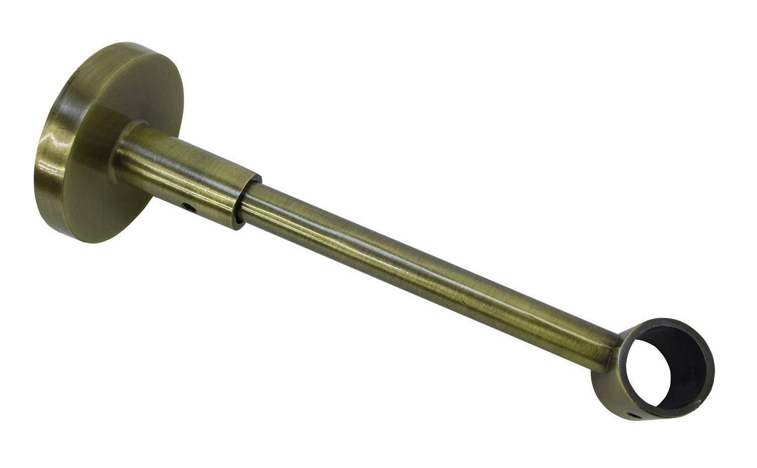Gardinia Memphis Series Curtain Pole Brackets Diameter 16 mm Closed Metal Antique Brass
