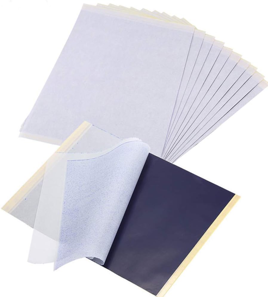 Tattoo Transfer Paper, Unihuby 30Pcs Tattoo Stencil Paper 4 Layers Tattoos Paper A4 Size Thermal Tracing Papers for Tattoos Supplies
