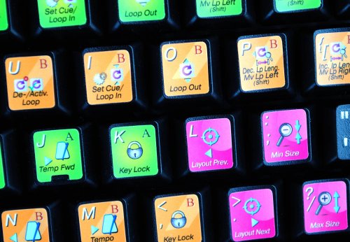 NATIVE INSTRUMENTS TRAKTOR SCRATCH PRO KEYBOARD STICKER