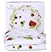 KloudBambu Hooded Baby Towel, Super Soft to Sensitive Skin, Ultra Absorbent, for Newborn, Infant, Toddler Girls and Boys, Strawberry Print…